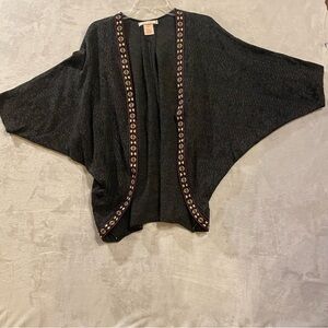 Flying Tomato Sweater Women’s Medium Large Gray
Aztec Southwest Dolman Sleeves